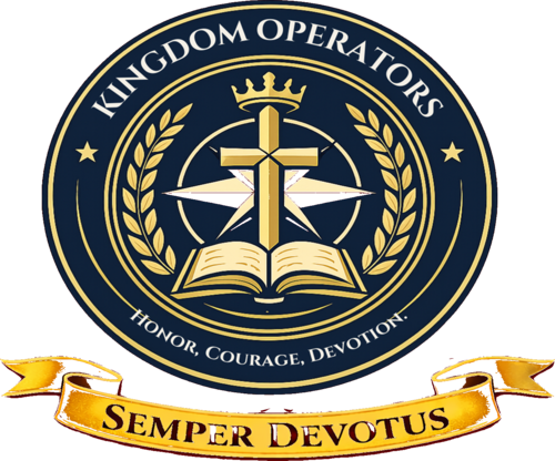 Kingdom Operators Seal &mdash; Honor, Courage, Devotion &mdash; Semper Devotus